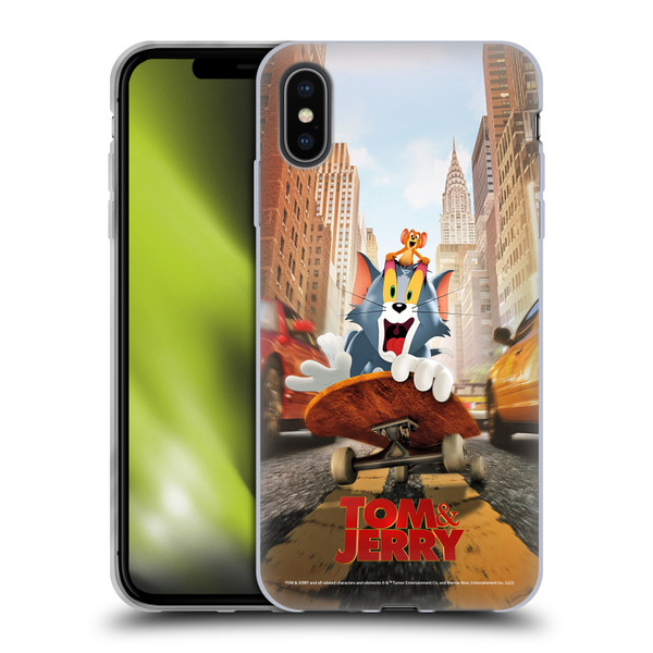 Tom And Jerry Movie (2021) Graphics Best Of Enemies Soft Gel Case for Apple iPhone XS Max