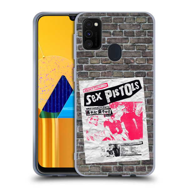 Sex Pistols Band Art Filthy Lucre Japan Soft Gel Case for Samsung Galaxy M30s (2019)/M21 (2020)