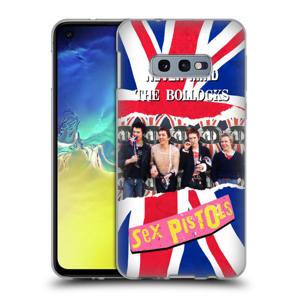 Sex Pistols Band Art Group Photo Soft Gel Case for Samsung Galaxy S10e