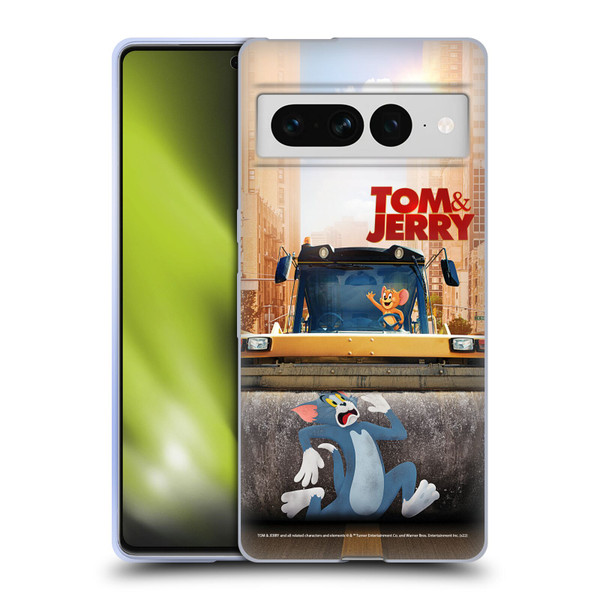 Tom And Jerry Movie (2021) Graphics Rolling Soft Gel Case for Google Pixel 7 Pro