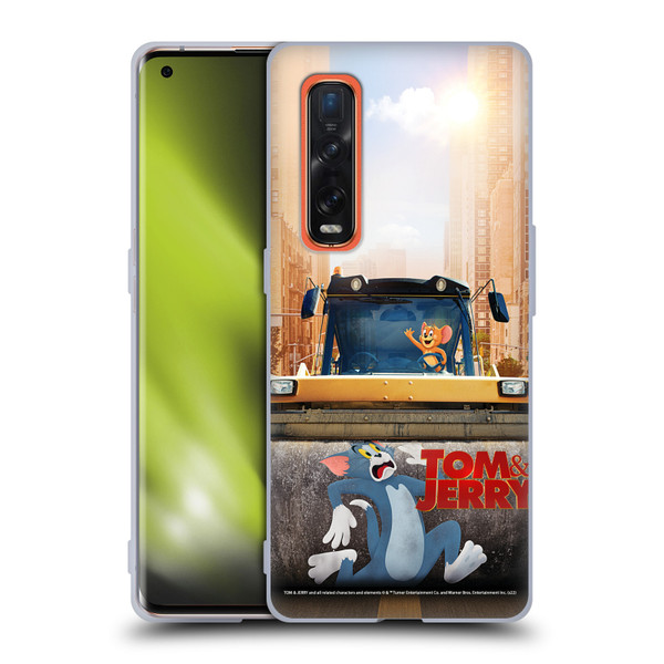 Tom And Jerry Movie (2021) Graphics Rolling Soft Gel Case for OPPO Find X2 Pro 5G