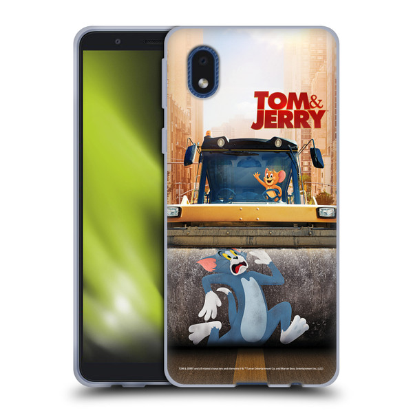 Tom And Jerry Movie (2021) Graphics Rolling Soft Gel Case for Samsung Galaxy A01 Core (2020)