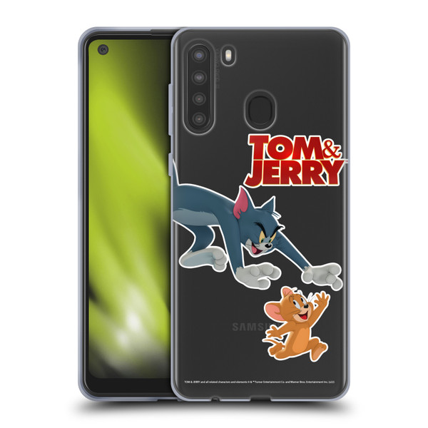 Tom And Jerry Movie (2021) Graphics Characters 1 Soft Gel Case for Samsung Galaxy A21 (2020)