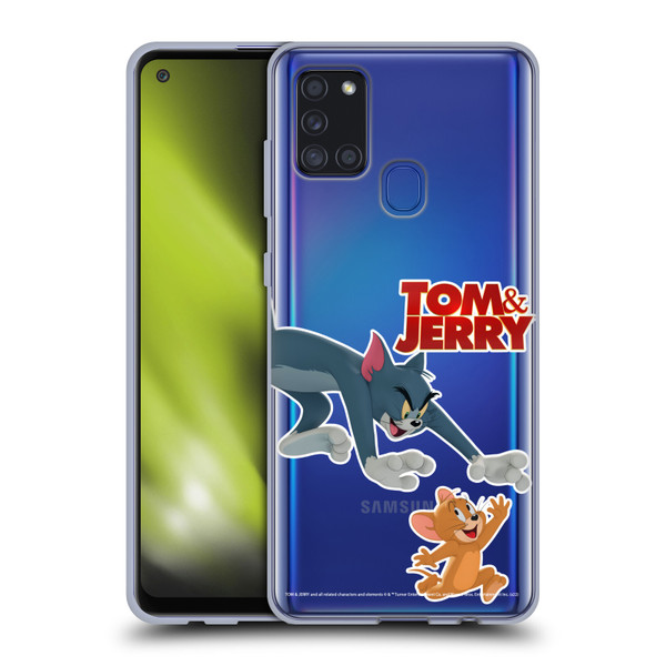 Tom And Jerry Movie (2021) Graphics Characters 1 Soft Gel Case for Samsung Galaxy A21s (2020)