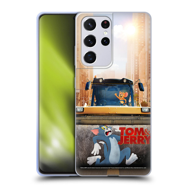 Tom And Jerry Movie (2021) Graphics Rolling Soft Gel Case for Samsung Galaxy S21 Ultra 5G