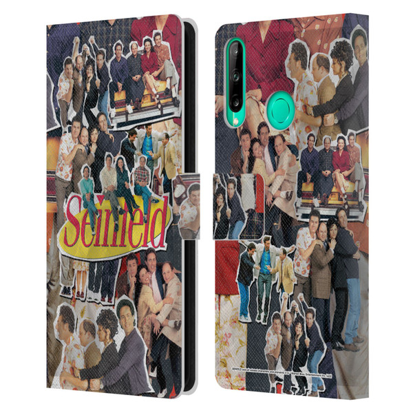 Seinfeld Graphics Collage Leather Book Wallet Case Cover For Huawei P40 lite E