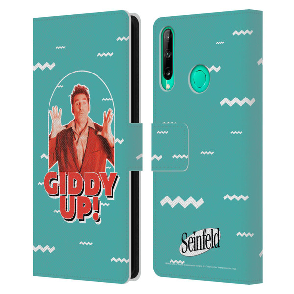 Seinfeld Graphics Giddy Up! Leather Book Wallet Case Cover For Huawei P40 lite E