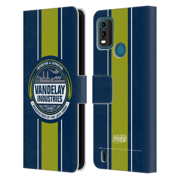 Seinfeld Graphics Vandelay Industries Leather Book Wallet Case Cover For Nokia G11 Plus