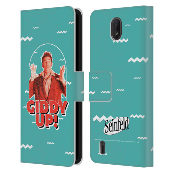 Seinfeld Graphics Giddy Up! Leather Book Wallet Case Cover For Nokia C01 Plus/C1 2nd Edition