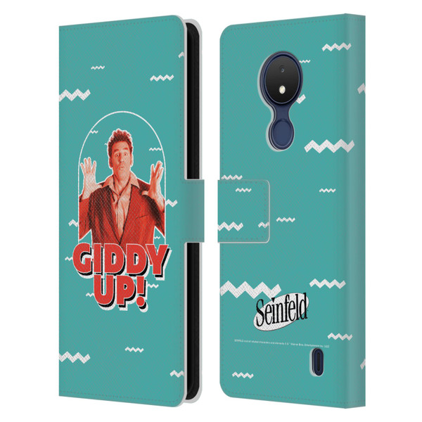 Seinfeld Graphics Giddy Up! Leather Book Wallet Case Cover For Nokia C21