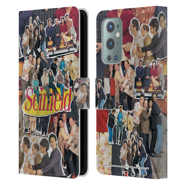 Seinfeld Graphics Collage Leather Book Wallet Case Cover For OnePlus 9
