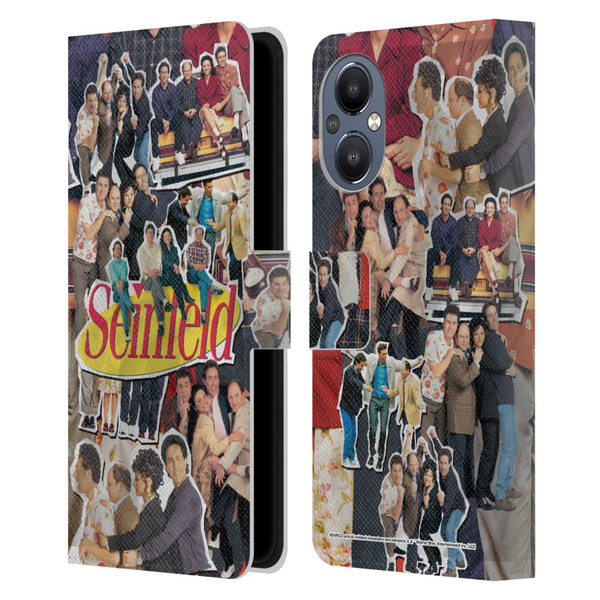 Seinfeld Graphics Collage Leather Book Wallet Case Cover For OnePlus Nord N20 5G
