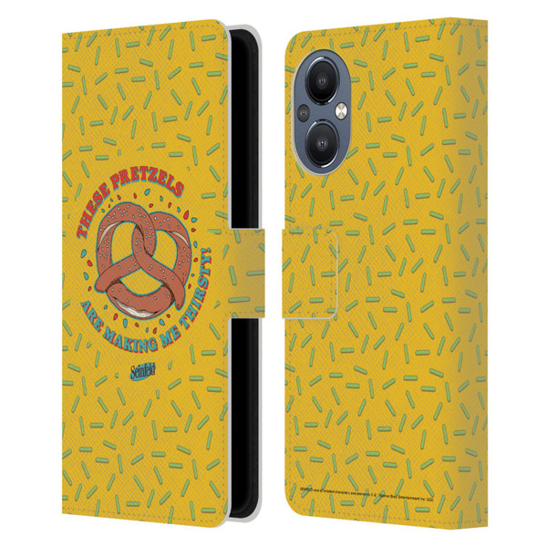 Seinfeld Graphics These Pretzels Leather Book Wallet Case Cover For OnePlus Nord N20 5G