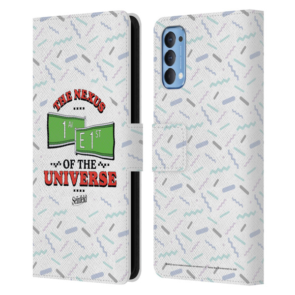 Seinfeld Graphics Nexus Of The Universe Leather Book Wallet Case Cover For OPPO Reno 4 5G