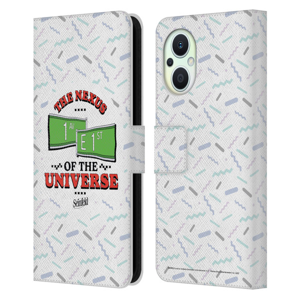Seinfeld Graphics Nexus Of The Universe Leather Book Wallet Case Cover For OPPO Reno8 Lite
