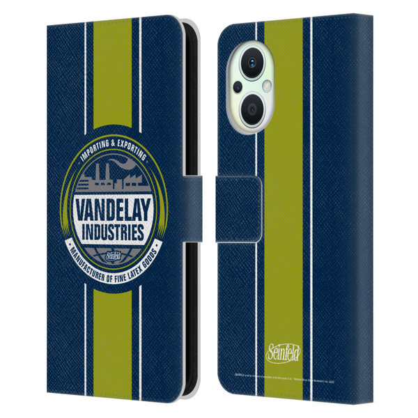 Seinfeld Graphics Vandelay Industries Leather Book Wallet Case Cover For OPPO Reno8 Lite