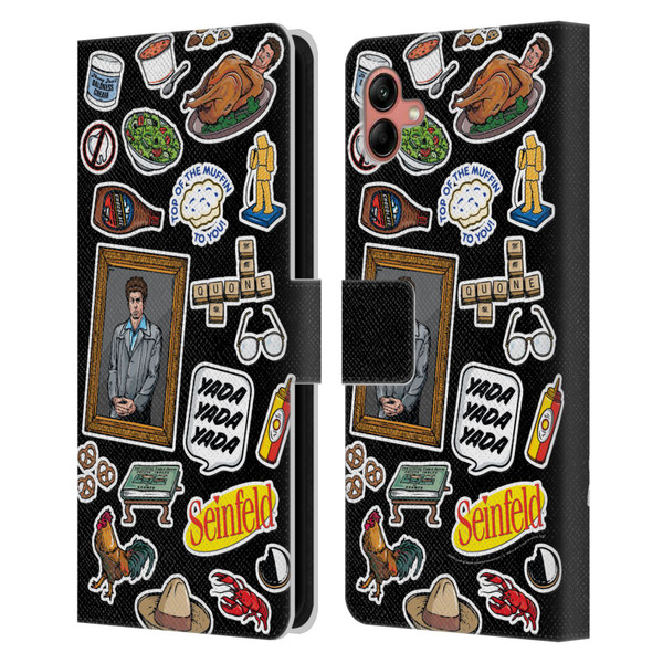 Seinfeld Graphics Sticker Collage Leather Book Wallet Case Cover For Samsung Galaxy A04 (2022)