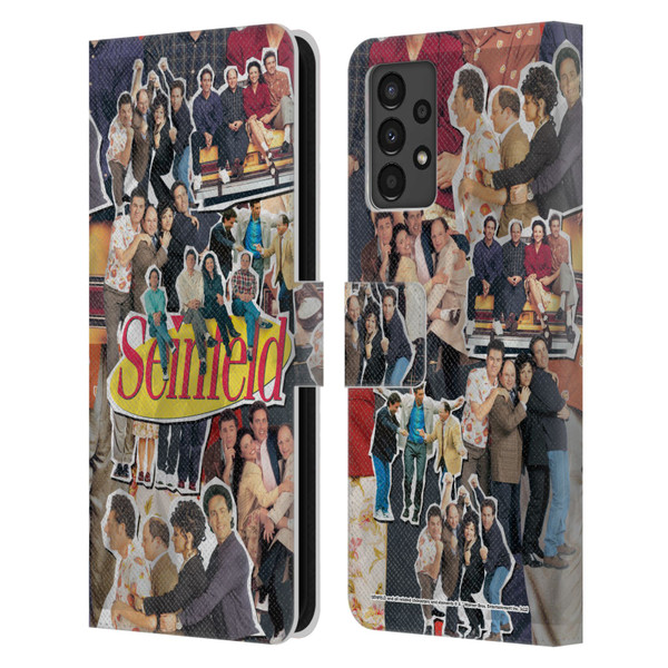 Seinfeld Graphics Collage Leather Book Wallet Case Cover For Samsung Galaxy A13 (2022)
