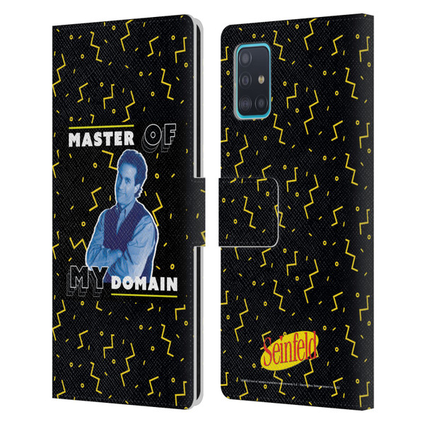 Seinfeld Graphics Master Of My Domain Leather Book Wallet Case Cover For Samsung Galaxy A51 (2019)