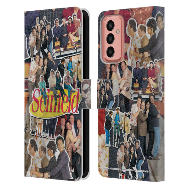 Seinfeld Graphics Collage Leather Book Wallet Case Cover For Samsung Galaxy M13 (2022)