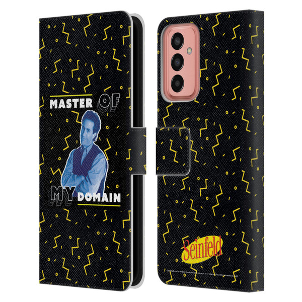 Seinfeld Graphics Master Of My Domain Leather Book Wallet Case Cover For Samsung Galaxy M13 (2022)
