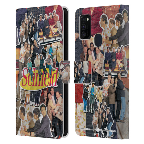 Seinfeld Graphics Collage Leather Book Wallet Case Cover For Samsung Galaxy M30s (2019)/M21 (2020)