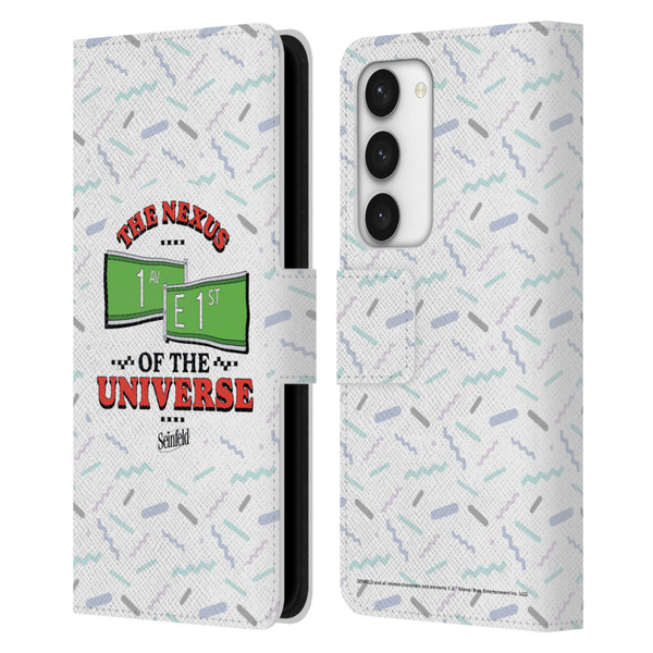 Seinfeld Graphics Nexus Of The Universe Leather Book Wallet Case Cover For Samsung Galaxy S23 5G