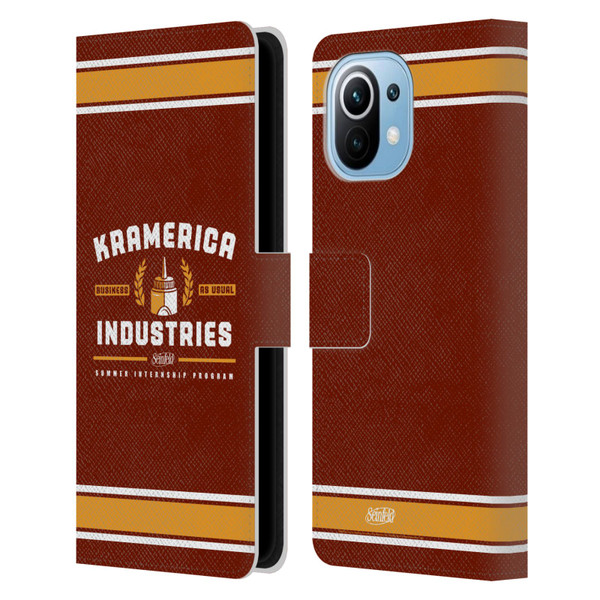 Seinfeld Graphics Kramerica Industries Leather Book Wallet Case Cover For Xiaomi Mi 11