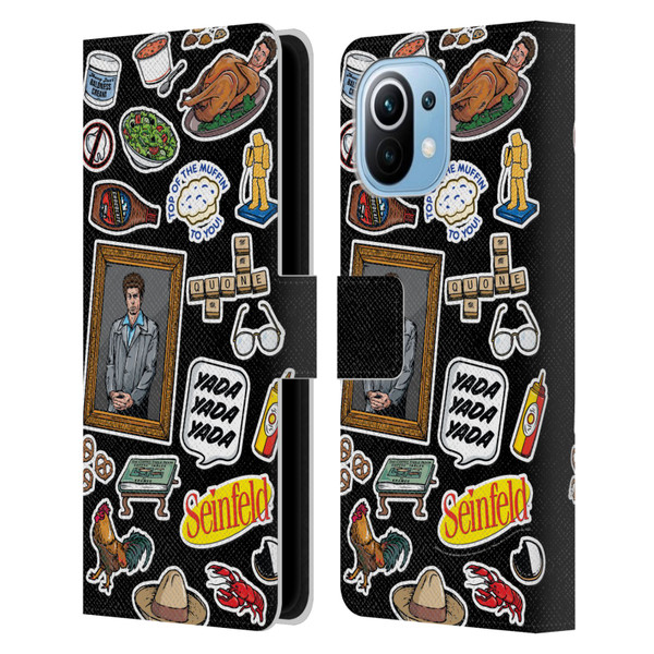 Seinfeld Graphics Sticker Collage Leather Book Wallet Case Cover For Xiaomi Mi 11