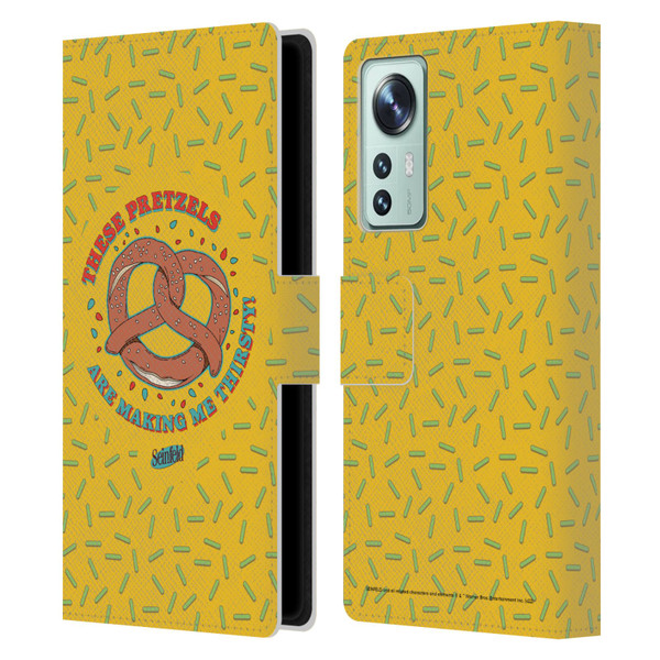 Seinfeld Graphics These Pretzels Leather Book Wallet Case Cover For Xiaomi 12