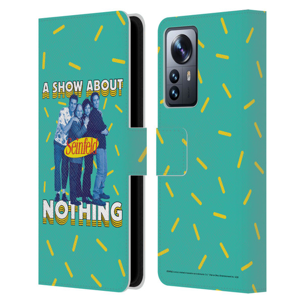 Seinfeld Graphics A Show About Nothing Leather Book Wallet Case Cover For Xiaomi 12 Pro