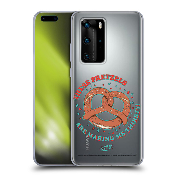 Seinfeld Graphics These Pretzels Soft Gel Case for Huawei P40 Pro / P40 Pro Plus 5G