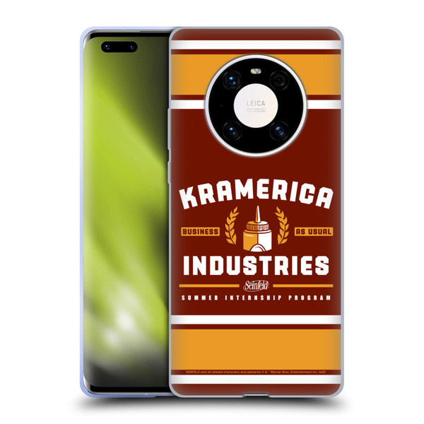 Seinfeld Graphics Kramerica Industries Soft Gel Case for Huawei Mate 40 Pro 5G