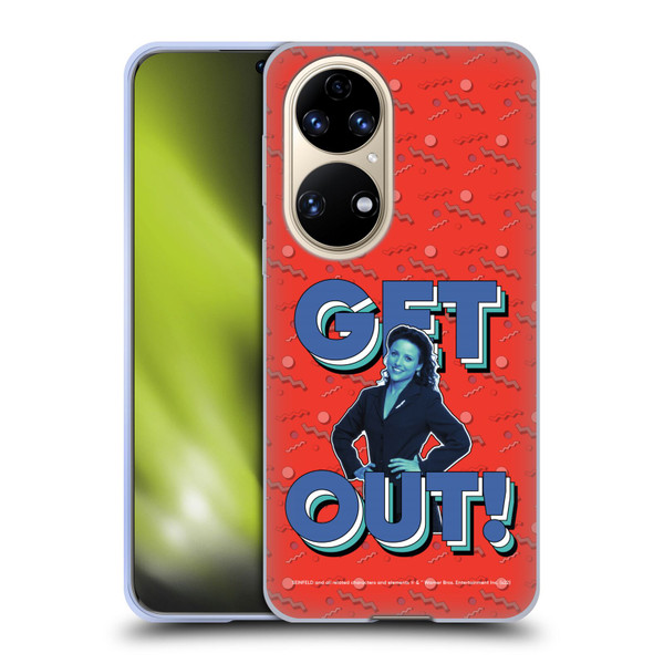 Seinfeld Graphics Get Out! Soft Gel Case for Huawei P50