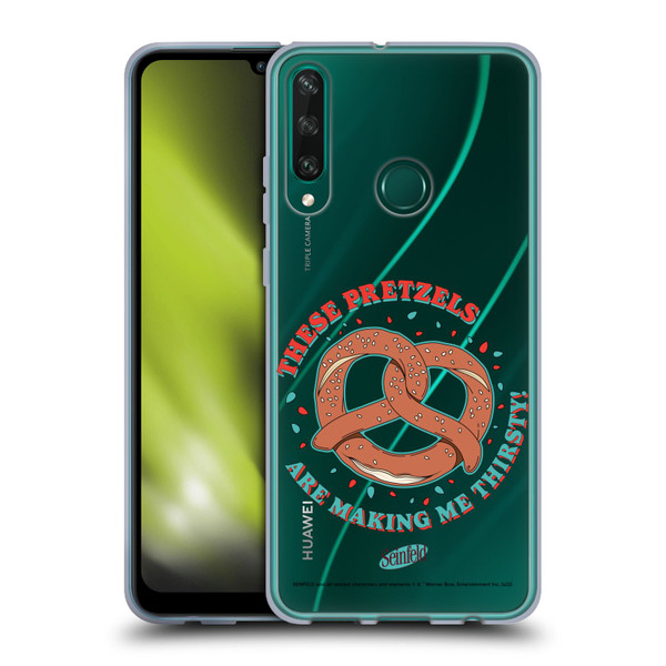 Seinfeld Graphics These Pretzels Soft Gel Case for Huawei Y6p