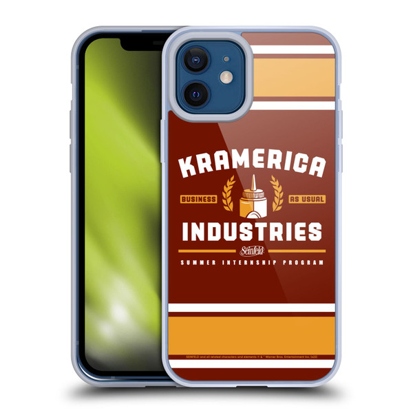 Seinfeld Graphics Kramerica Industries Soft Gel Case for Apple iPhone 12 / iPhone 12 Pro