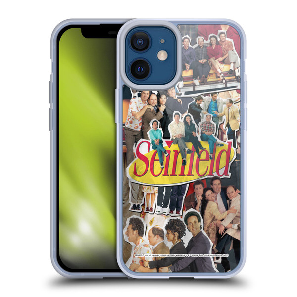 Seinfeld Graphics Collage Soft Gel Case for Apple iPhone 12 Mini