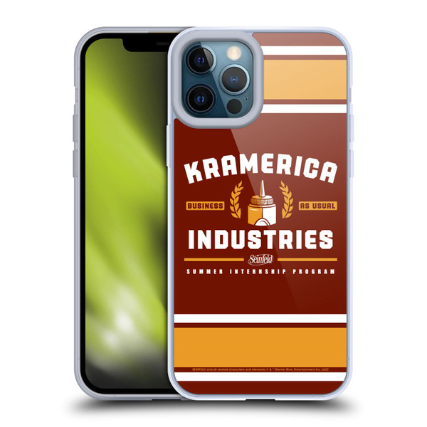 Seinfeld Graphics Kramerica Industries Soft Gel Case for Apple iPhone 12 Pro Max
