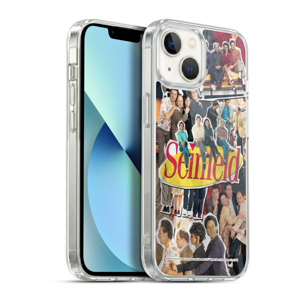 Seinfeld Graphics Collage Soft Gel Case for Apple iPhone 13
