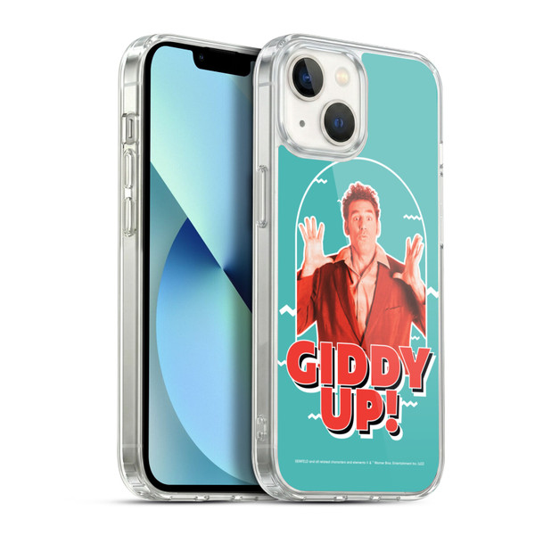Seinfeld Graphics Giddy Up! Soft Gel Case for Apple iPhone 13