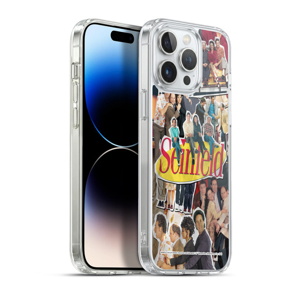 Seinfeld Graphics Collage Soft Gel Case for Apple iPhone 13 Pro Max & MagSafe