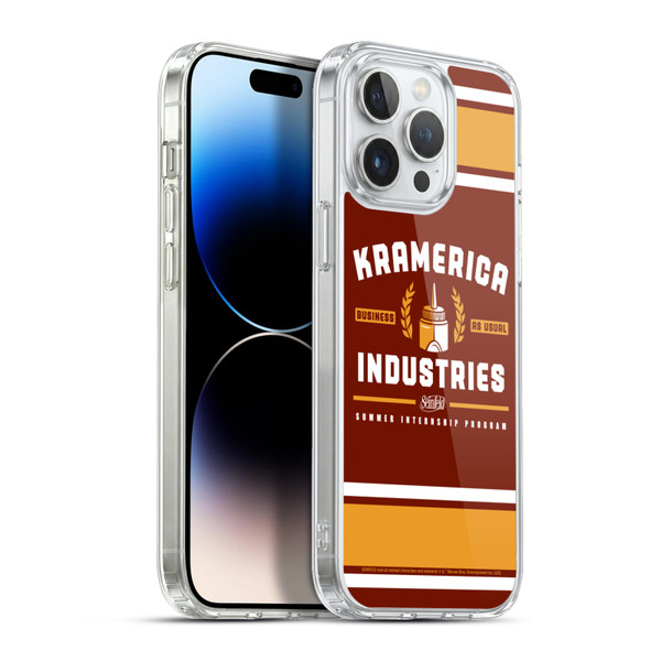 Seinfeld Graphics Kramerica Industries Soft Gel Case for Apple iPhone 13 Pro Max & MagSafe