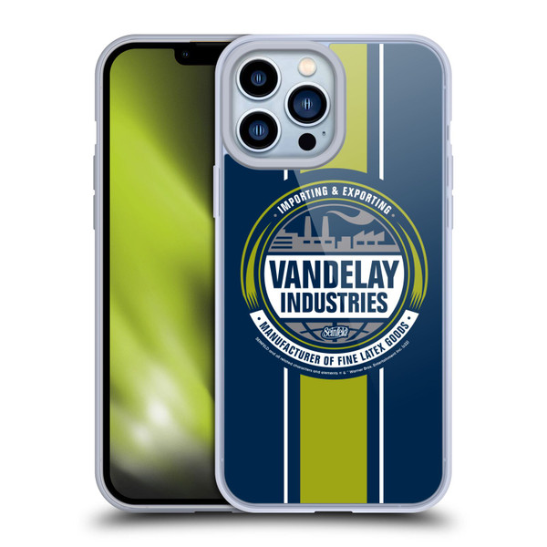 Seinfeld Graphics Vandelay Industries Soft Gel Case for Apple iPhone 13 Pro Max