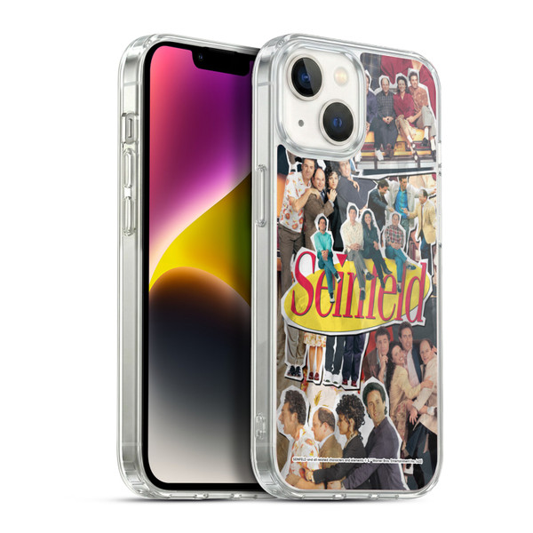 Seinfeld Graphics Collage Soft Gel Case for Apple iPhone 14