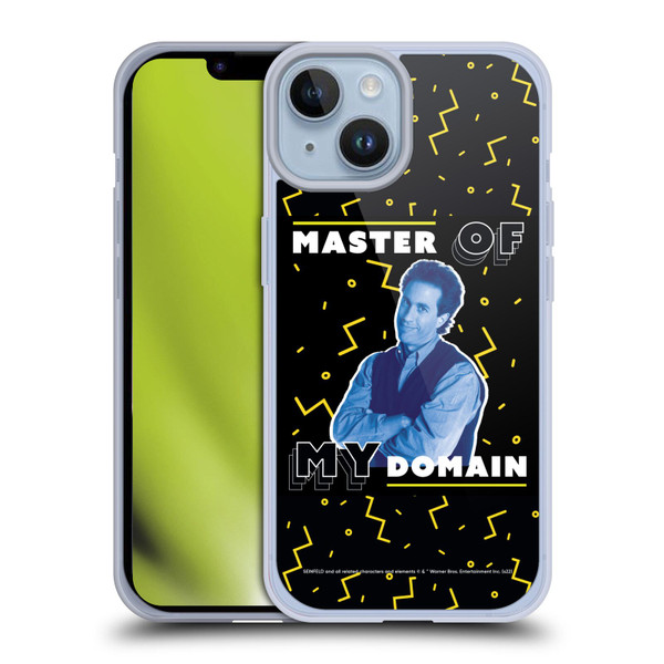 Seinfeld Graphics Master Of My Domain Soft Gel Case for Apple iPhone 14