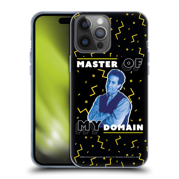 Seinfeld Graphics Master Of My Domain Soft Gel Case for Apple iPhone 14 Pro Max