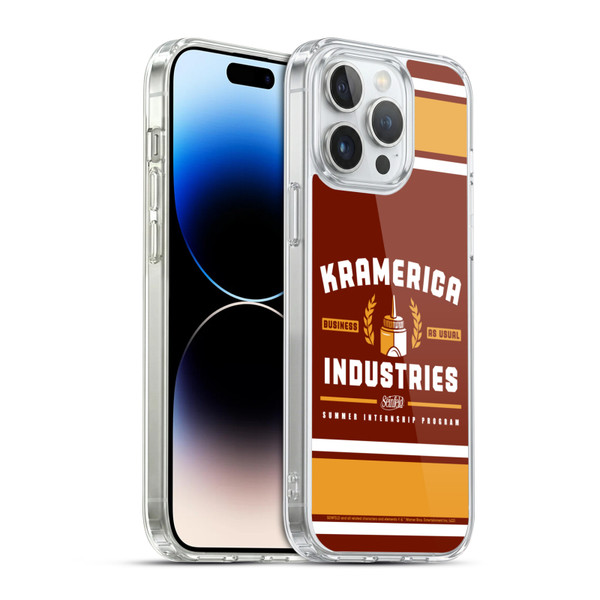 Seinfeld Graphics Kramerica Industries Soft Gel Case for Apple iPhone 14 Pro Max & MagSafe