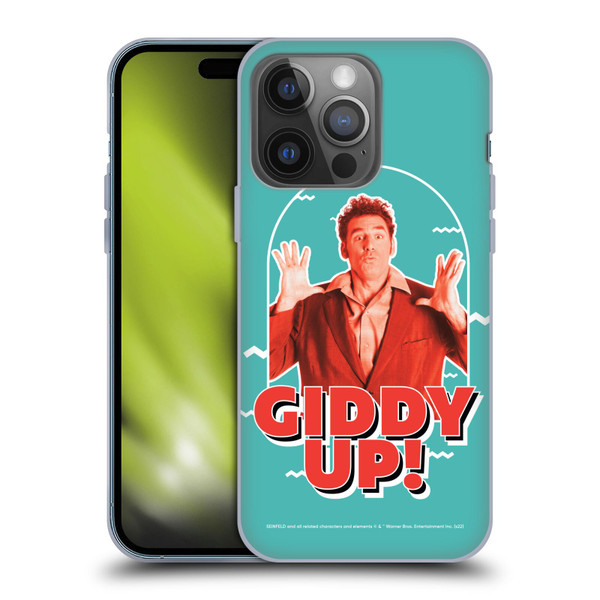 Seinfeld Graphics Giddy Up! Soft Gel Case for Apple iPhone 14 Pro