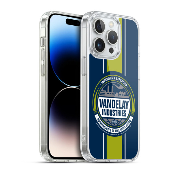 Seinfeld Graphics Vandelay Industries Soft Gel Case for Apple iPhone 14 Pro & MagSafe