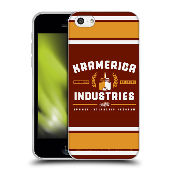 Seinfeld Graphics Kramerica Industries Soft Gel Case for Apple iPhone 5c